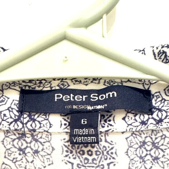 PETER SOM FOR DESIGNATION BELTED DRESS SIZE 6 - Picture 5 of 7